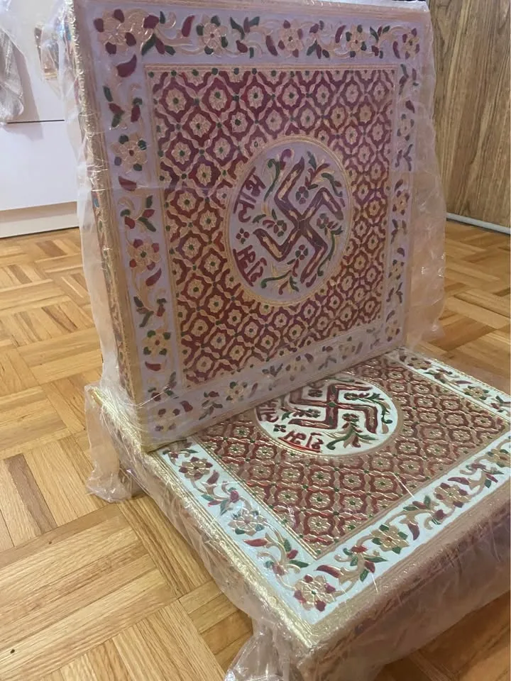 2 Indian Wedding Stools￼/ Seats image indicator(2)