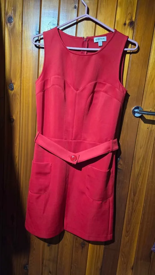 Red QUINTIERI dress size M image indicator(3)
