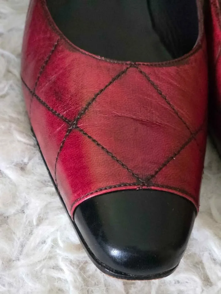 Vintage Ingledew's Gresasa Collection women's leather pumps sz 7 image indicator(3)