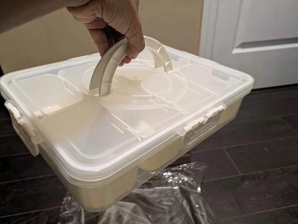 Brand new 8 compartments plastic food storage container image indicator(5)