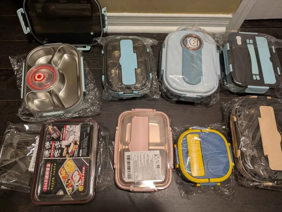 Brand new stainless steel lunch boxes image indicator(2)