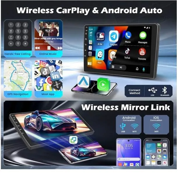 5G WiFi [4+64G] Hikity Android Car Stereo for Toyota Camry 2000- image indicator(3)