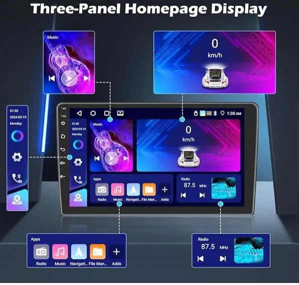 5G WiFi [4+64G] Hikity Android Car Stereo for Toyota Camry 2000- image indicator(6)