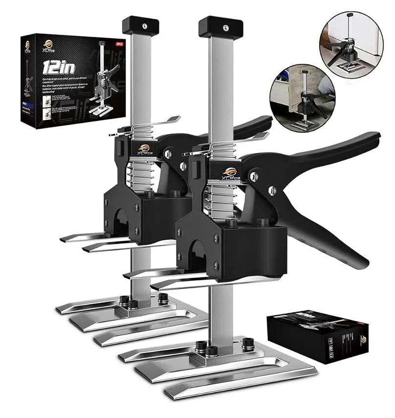 Labor-Saving Handle 2 Pack, Construction Jack, Wall Tile Locator thumbnail