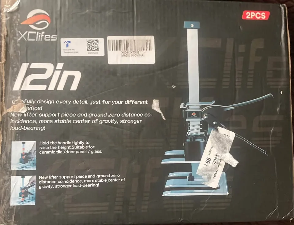 Labor-Saving Handle 2 Pack, Construction Jack, Wall Tile Locator image indicator(7)