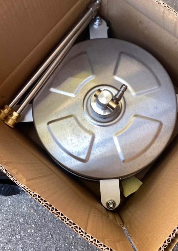 14" Pressure Washer Surface Cleaner with 4 Wheels, Stainless Ste - photo 2