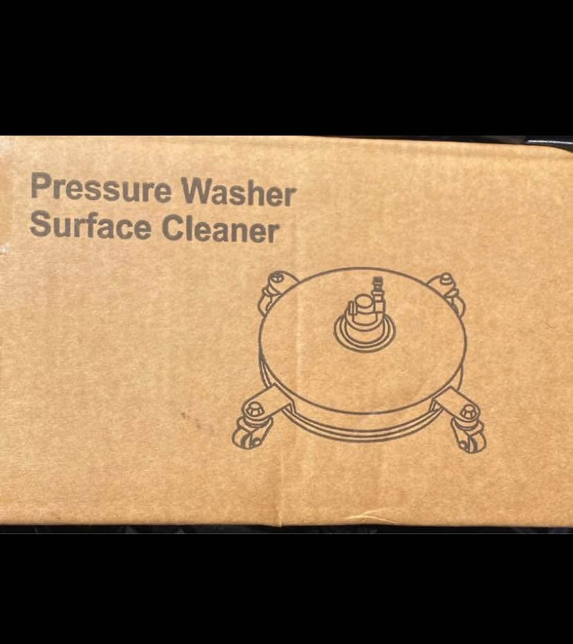 14" Pressure Washer Surface Cleaner with 4 Wheels, Stainless Ste - photo 3