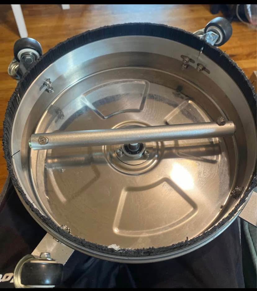 14" Pressure Washer Surface Cleaner with 4 Wheels, Stainless Ste - photo 5