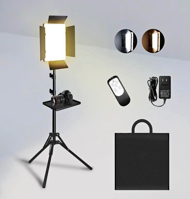 36W Photography Lighting, Arsoer Bi-Color 2700K-6500K Studio Lig