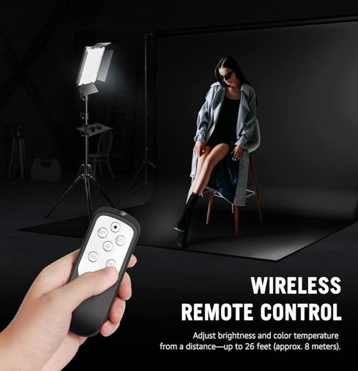 36W Photography Lighting, Arsoer Bi-Color 2700K-6500K Studio Lig - photo 3
