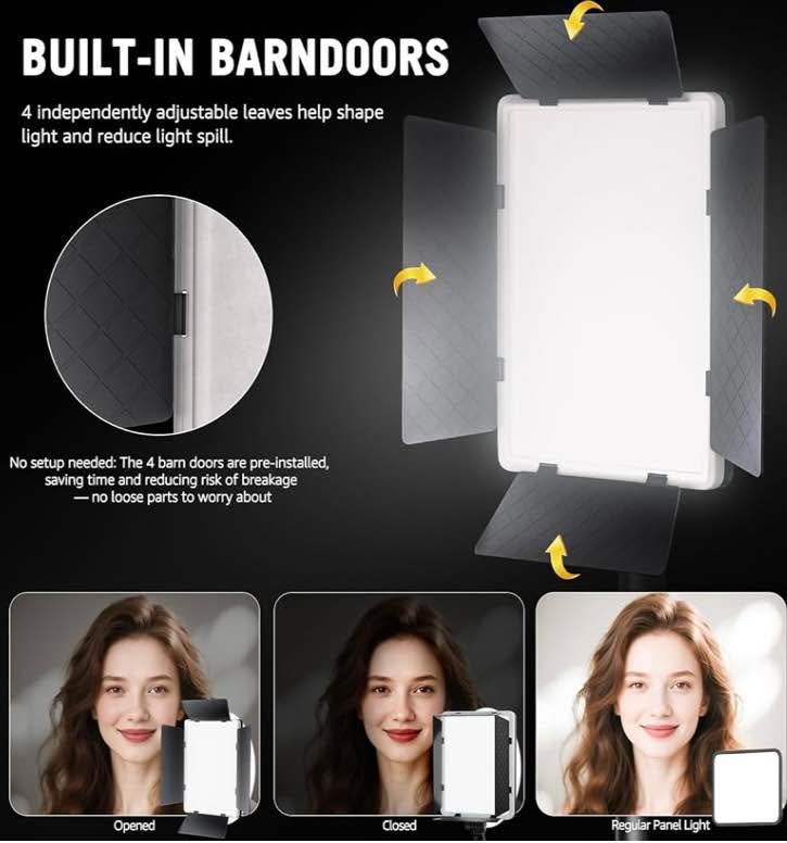 36W Photography Lighting, Arsoer Bi-Color 2700K-6500K Studio Lig - photo 5