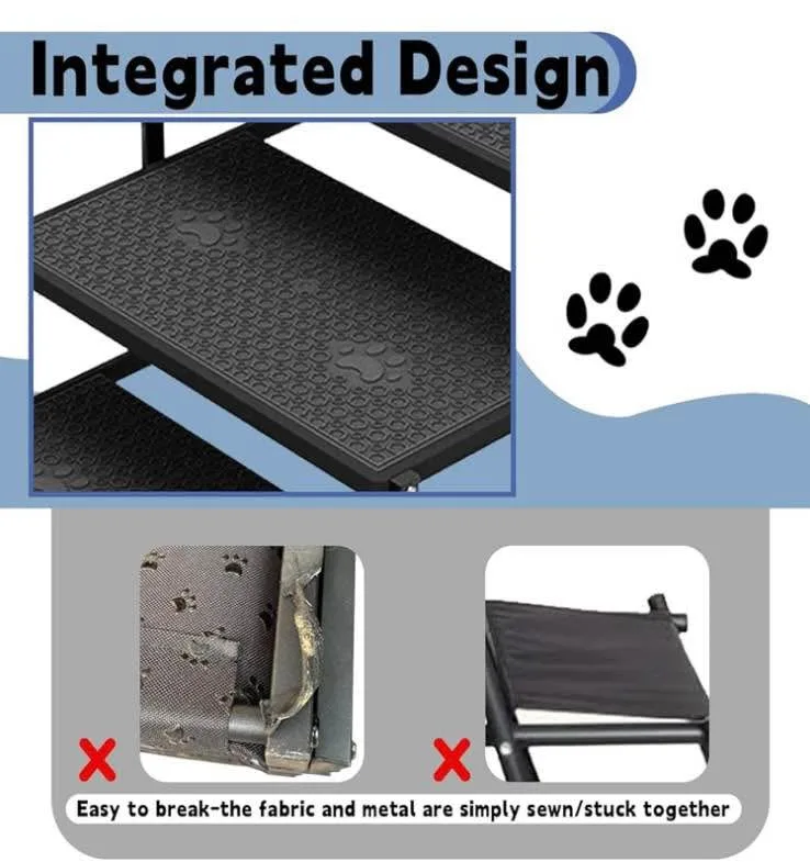 Dog Stairs for Car,Dog Steps for Car with Upgraded Load-Bearing image indicator(6)