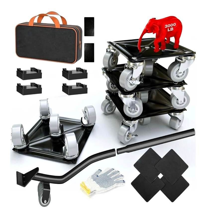 1500LBS Heavy Duty Furniture Dolly - Furniture Movers with 5 Whe