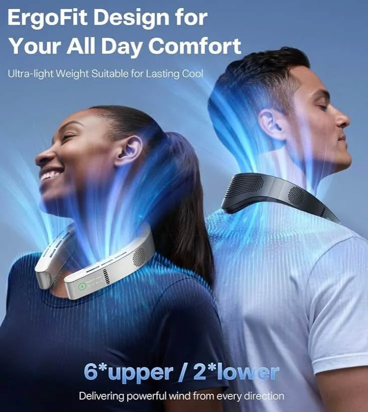 TORRAS 2025 Top Al Neck Fan Air Conditioner Coolify Cyber, Porta image indicator(8)