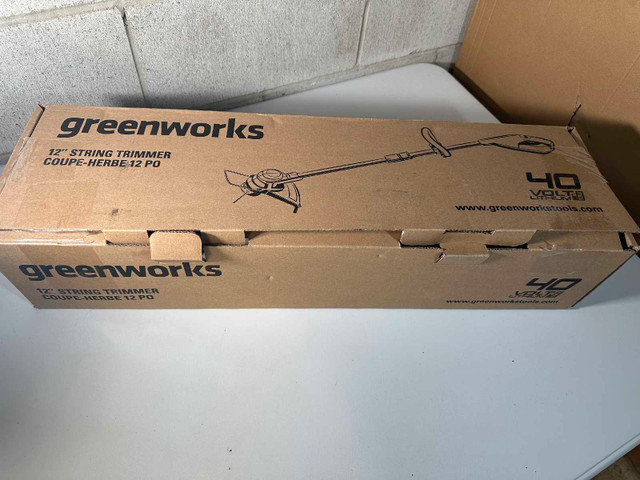Greenworks 40v 12" STRING TRIMMER BATTERY - photo 3