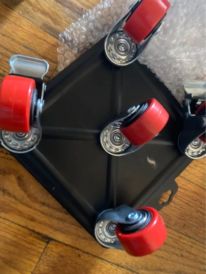 Heavy Duty 3000LBS Furniture Dolly & Movers with 5 Wheels & Brak image indicator(6)