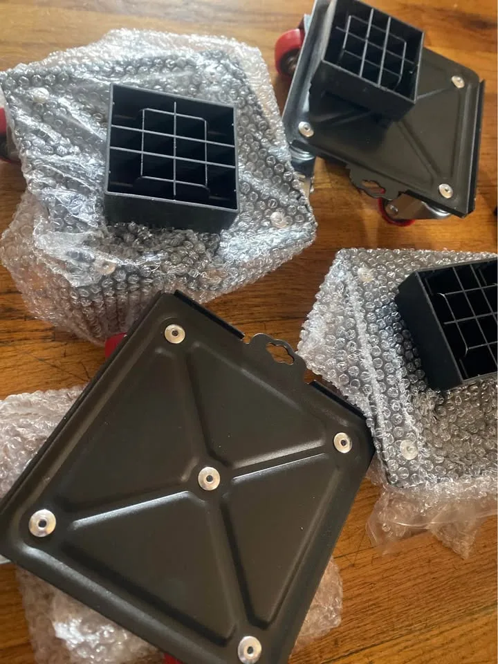 Heavy Duty 3000LBS Furniture Dolly & Movers with 5 Wheels & Brak image indicator(8)