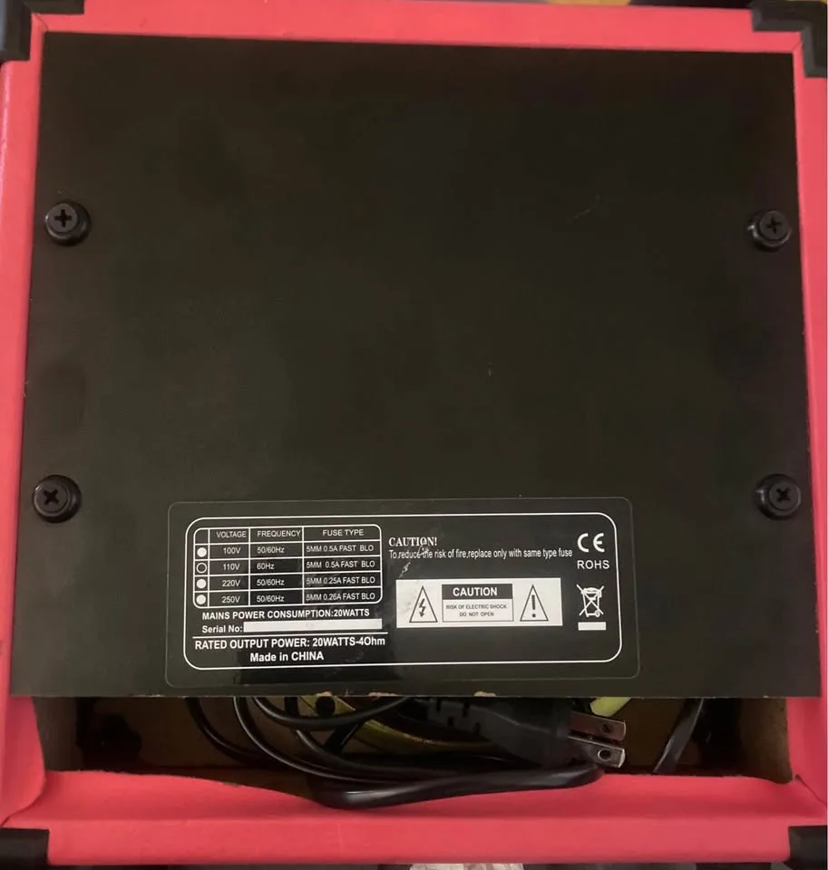 Master Play GA-20 Guitar Amplifier image indicator(2)