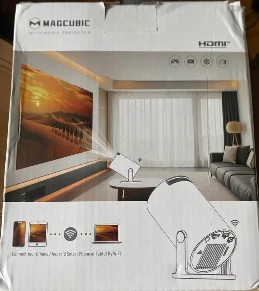Magcubic HY300 Pro Mini Projector 4K Android 11 Dual Wifi6 200AN image indicator(3)