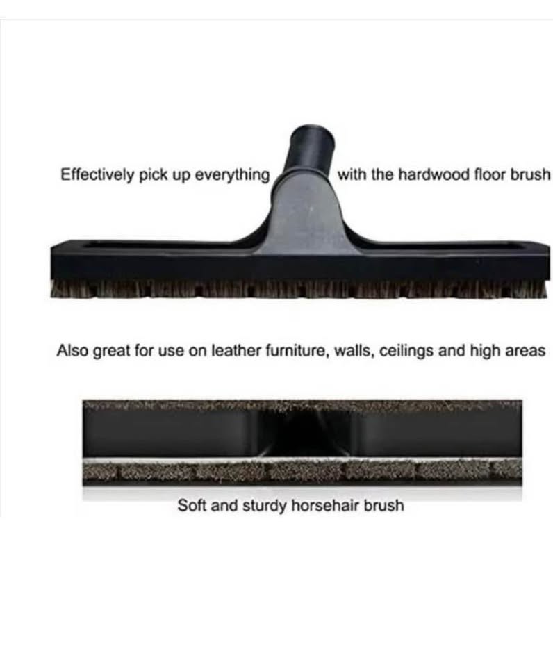 12" Universal Vacuum Cleaner Attachment 360° Swivel Floor Brush - photo 3
