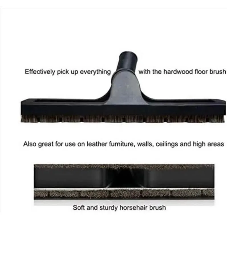 12" Universal Vacuum Cleaner Attachment 360° Swivel Floor Brush image indicator(3)