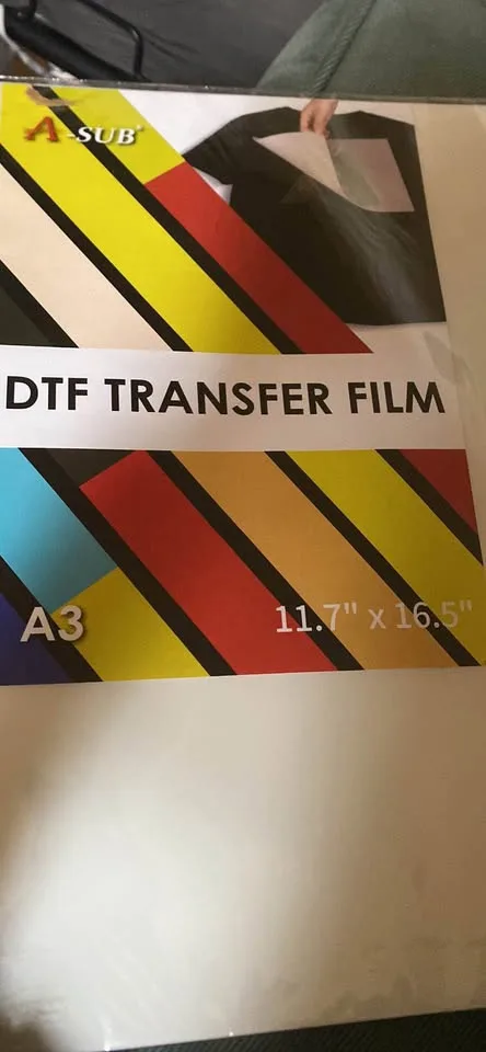 A-SUB DTF Transfer Film A3(11.7x16.5 Inch) - 30 Sheets Double Si image indicator(7)