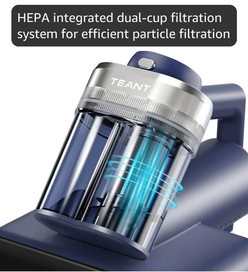 Mattress Vacuum Bed Vacuum Cleaner with 253.7nm UV-C Light image indicator(3)