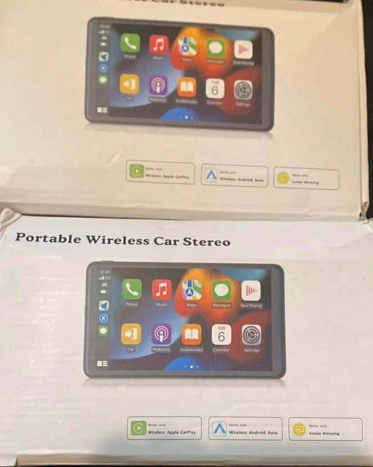 Portable Wireless Apple CarPlay and Android Auto Screen - photo 2