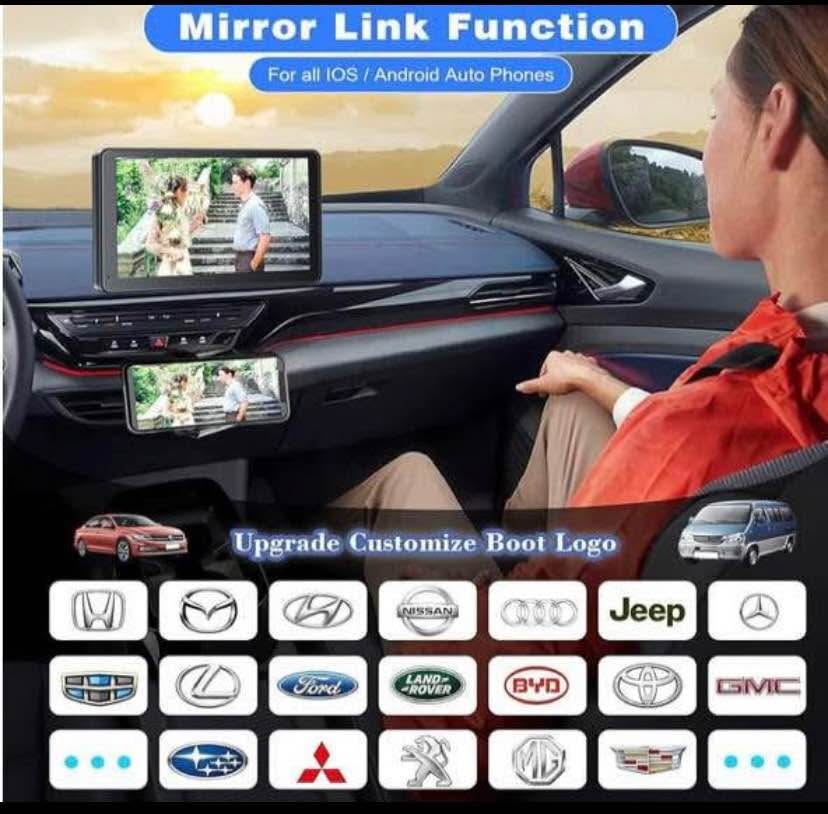 Portable Wireless Apple CarPlay and Android Auto Screen - photo 5