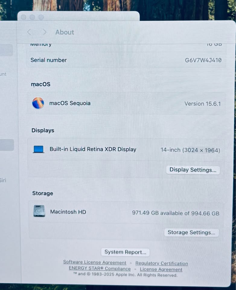 Apple Macbook Pro 14” M1 PRO 16GB 1TB Open Box New Fully Functio - photo 5