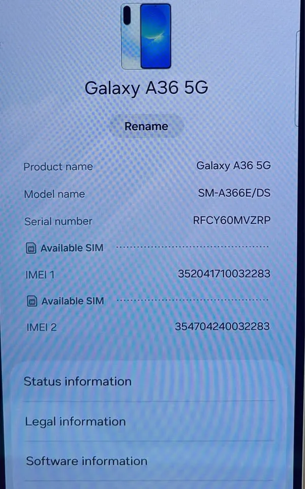 Samsung Galaxy A36 256GB Factory Unlocked -BRAND NEW ON SALE $29 image indicator(6)