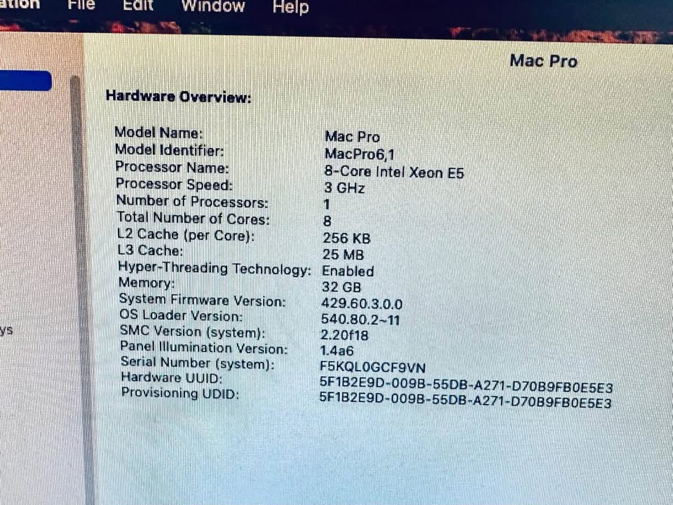 Apple Mac Pro 3Ghz INTEL 8-CORE XEON 32GB RAM 500GB D500 - photo 3
