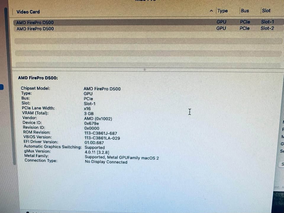 Apple Mac Pro 3Ghz INTEL 8-CORE XEON 32GB RAM 500GB D500 - photo 4