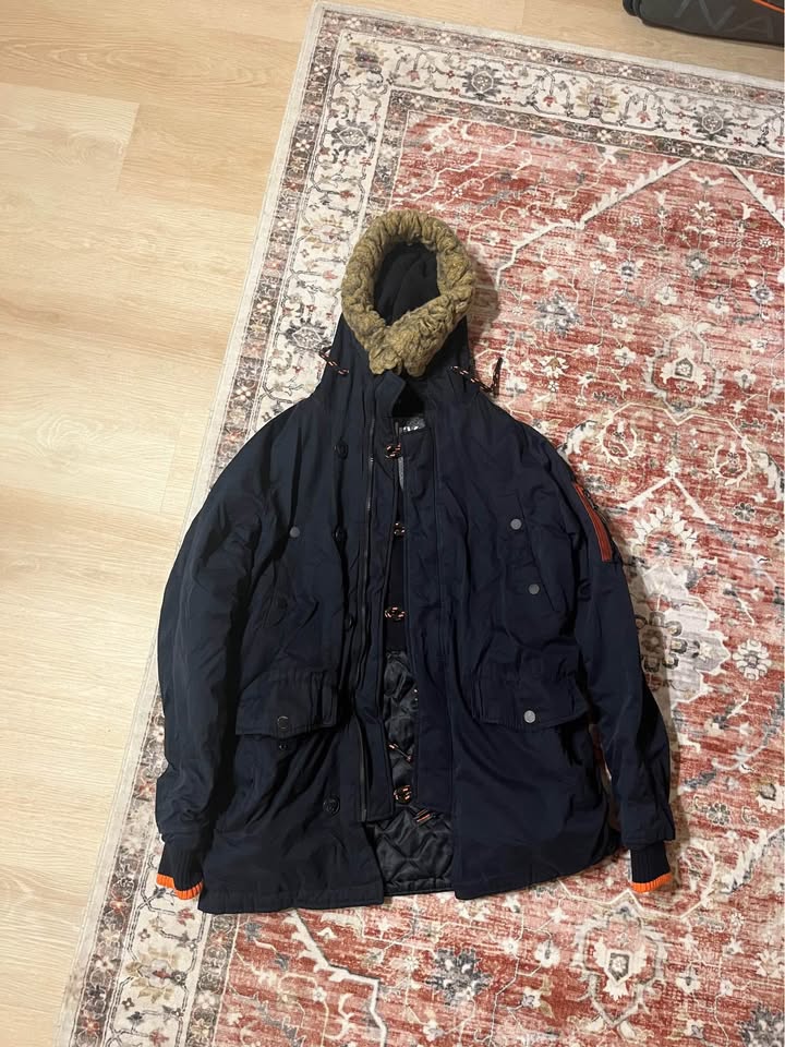 Superdry The Microfibre Parka Jacket - Size L - photo 3