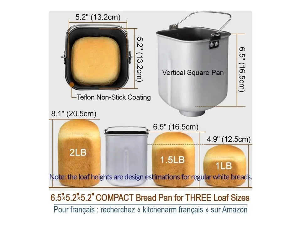 KITCHENARM 29-in-1 SMART Bread Machine image indicator(8)