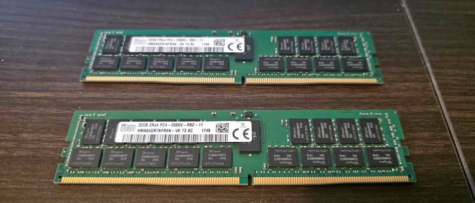 Hynix 32gb DDR4-2133MHz ECC server memory modules