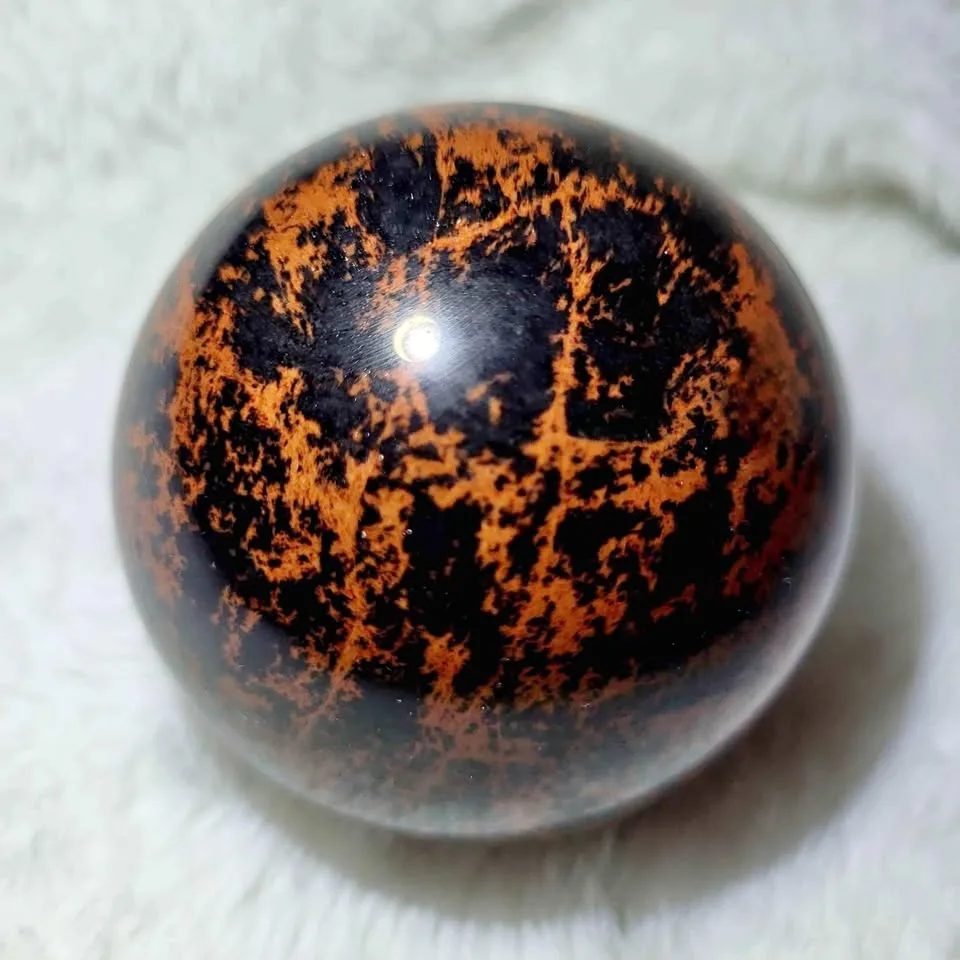 Mahogany Obsidian Sphere - 3 available thumbnail