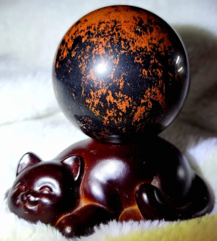 Mahogany Obsidian Sphere - 3 available image indicator(5)