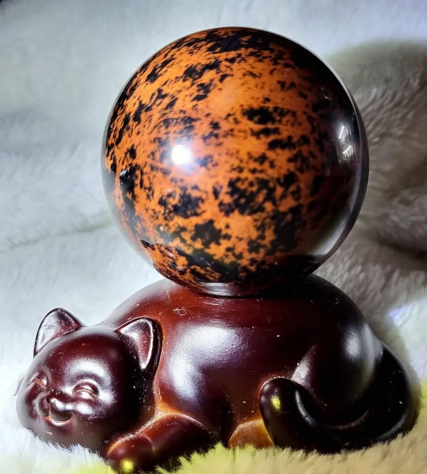 Mahogany Obsidian Sphere - 3 available image indicator(8)