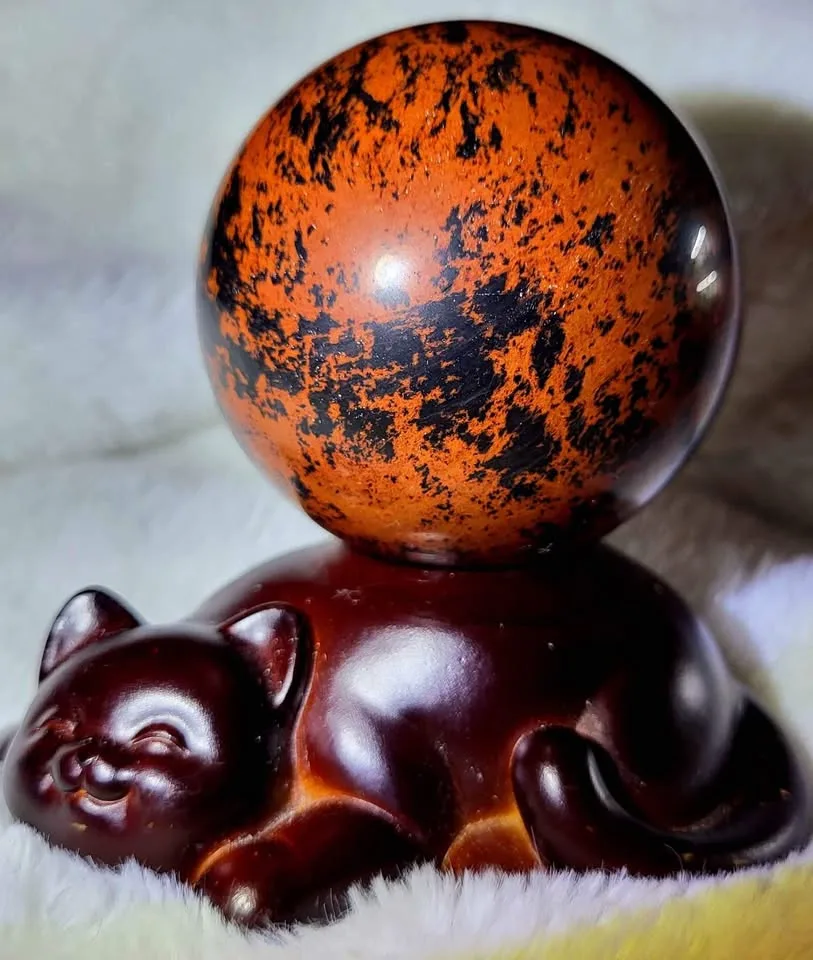 Mahogany Obsidian Sphere - 3 available image indicator(9)
