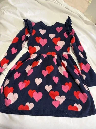 Janie and Jack girls knit dress, 7 y.o thumbnail