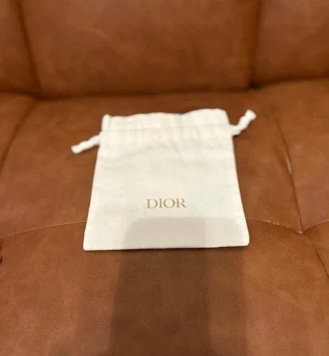 Dior Cotton White Pouch thumbnail