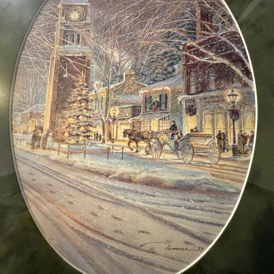 Framed art print "Candlelight Stroll" by Trisha Roman