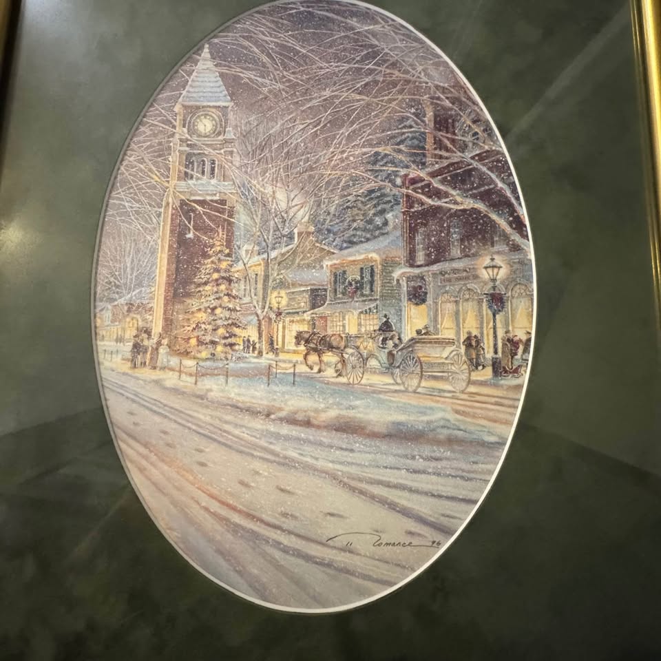 Framed art print "Candlelight Stroll" by Trisha Roman - photo 2