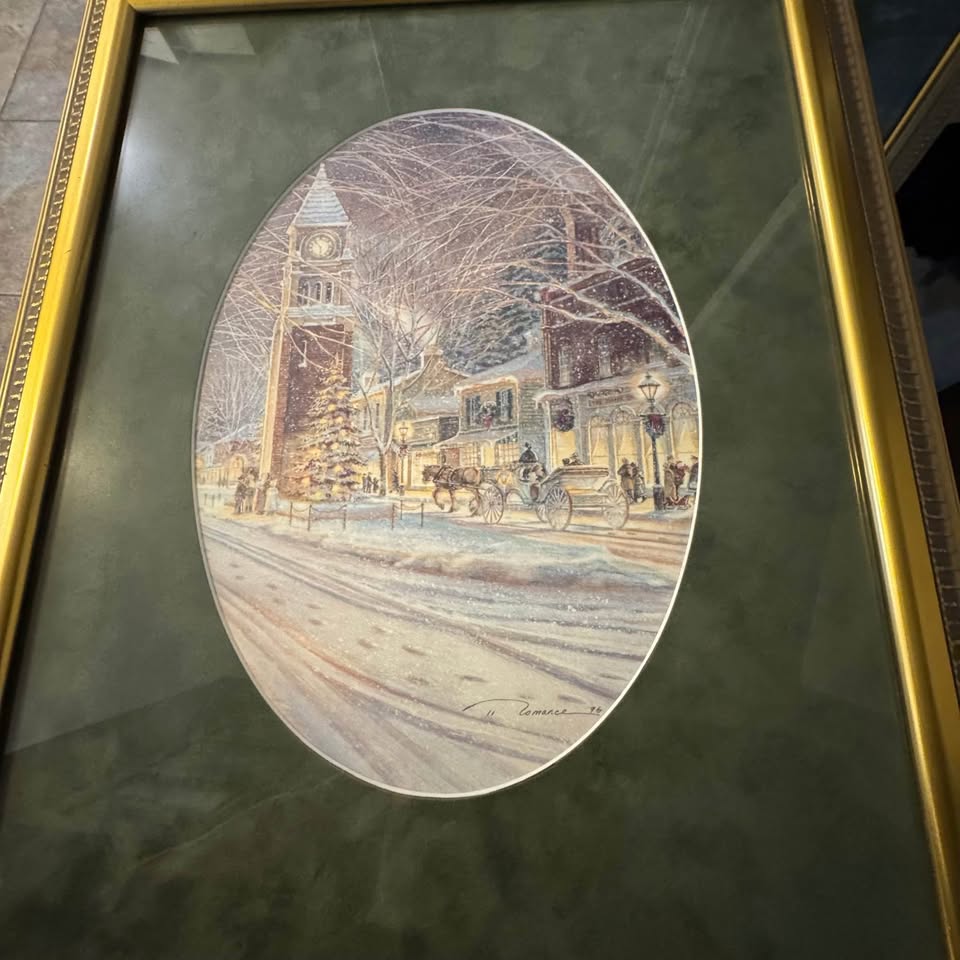 Framed art print "Candlelight Stroll" by Trisha Roman - photo 3