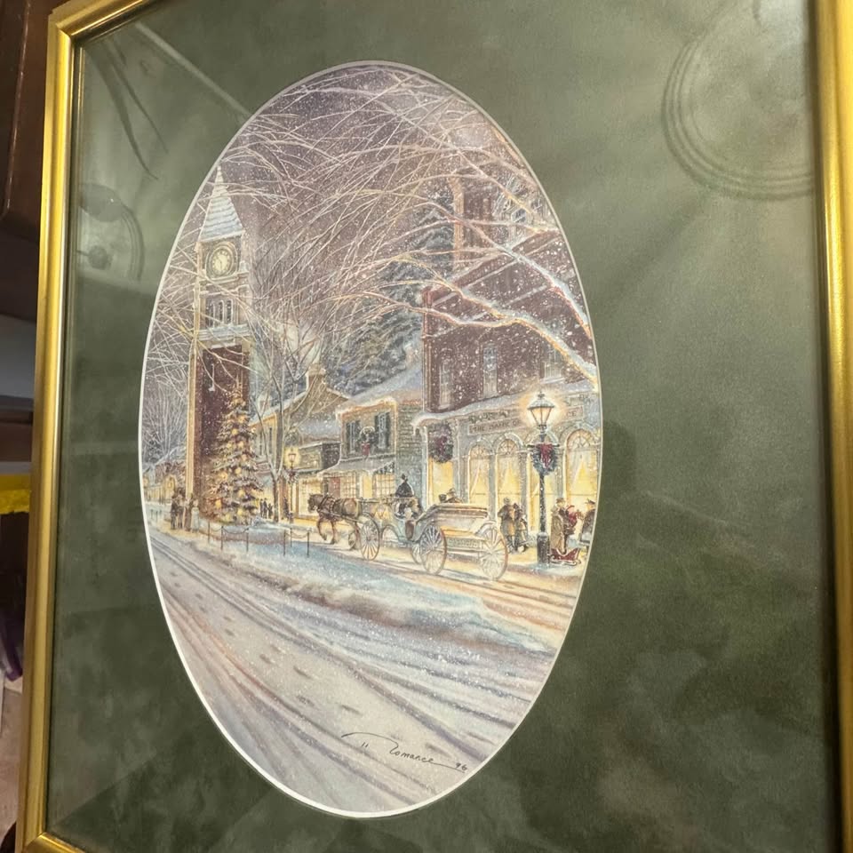 Framed art print "Candlelight Stroll" by Trisha Roman - photo 4