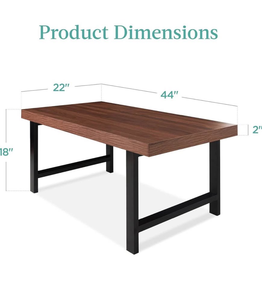 butcher block coffee table - photo 4