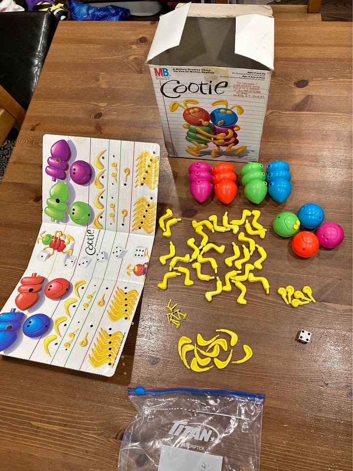 Vintage Milton Bradley Cootie Game