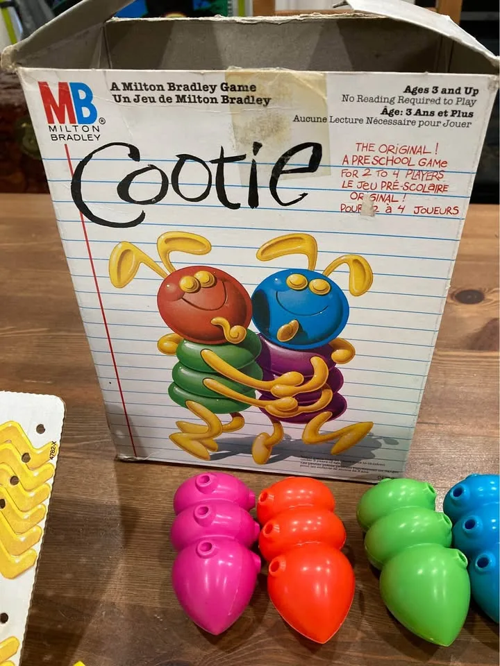 Vintage Milton Bradley Cootie Game image indicator(2)