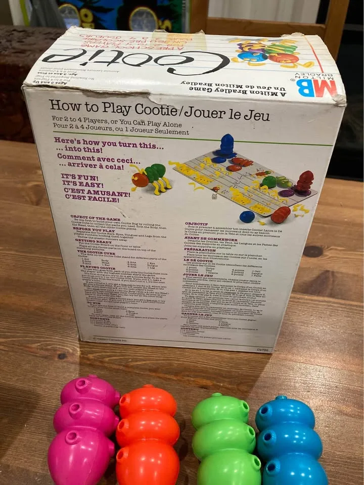 Vintage Milton Bradley Cootie Game image indicator(3)